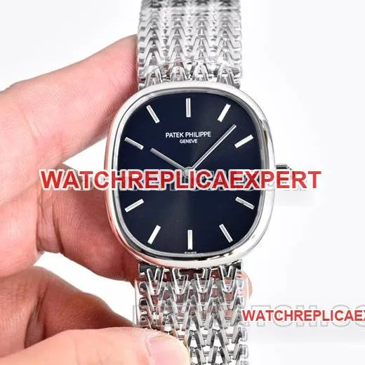 collectible watch Patek PhilippeGOLDEN ELLIPSEblack dial5738front live photo