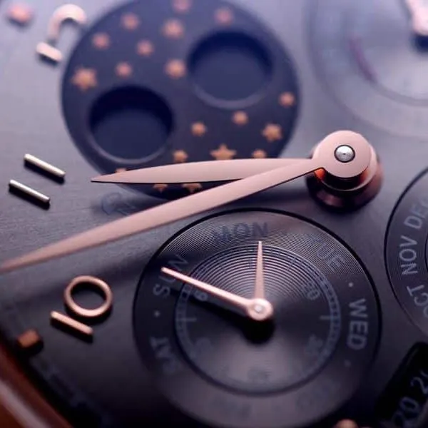 IWC high-quality watch Portuguese series true perpetual calendar complex function watch detail shots