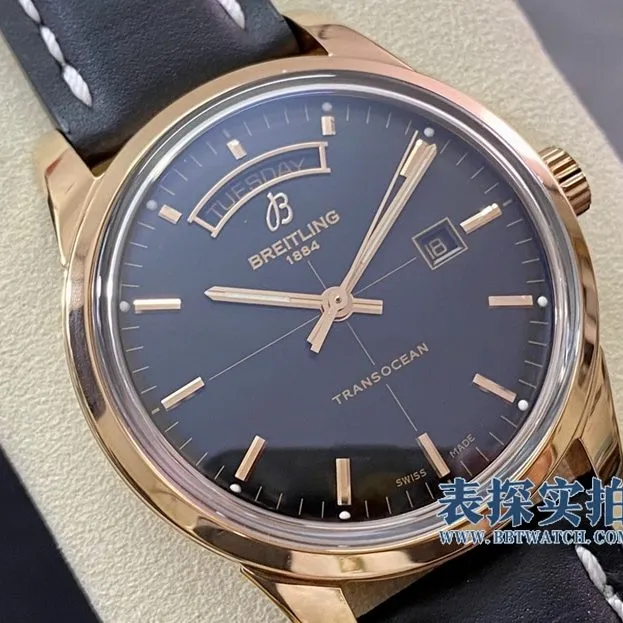 Breitling Transoceanic First Class Watch Side View