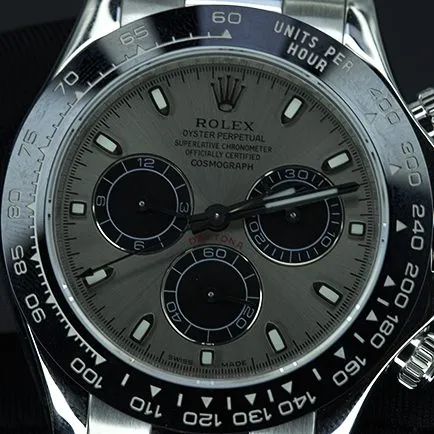 Rolex Daytona M116519ln-0027 Gray Dial: N