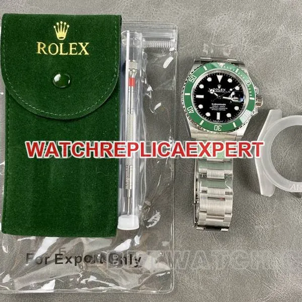 Rolex Watch ARF Factory Submariner 41mm Green Aqua Ghost 3235 Caliber 126610 Front Actual Picture