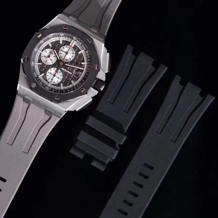 top-tier replicaAPF gray plate Audemars PiguetRoyal Oak offshore 26400 breaks OEM blockade technical watch front view