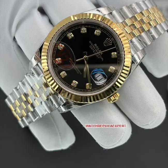 1:1replica watch RolexVS Factory log black dial3235movementfront live photo