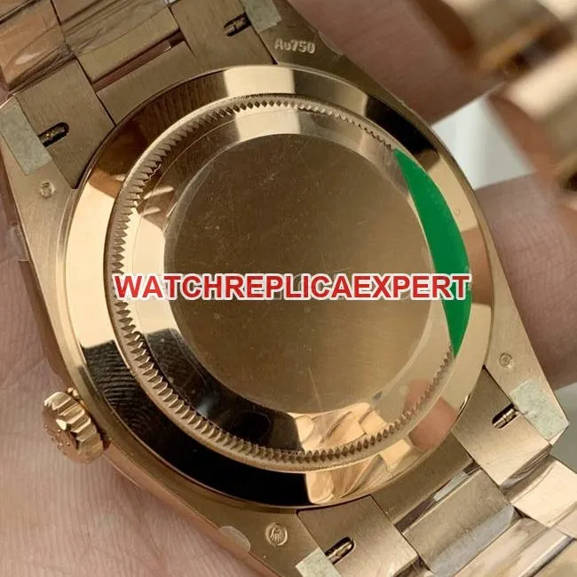 top-tier watch PPM factory gray plate rose goldRolexDay-Date mechanical front live photo