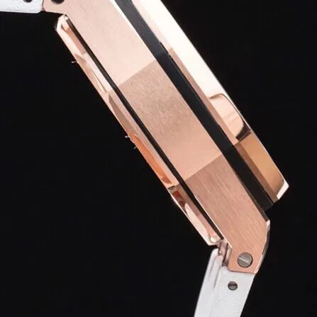top-tiersuper cloneAPFrose goldwhite dialAudemars PiguetRoyal Oak offshore 26400 watch top movement picture