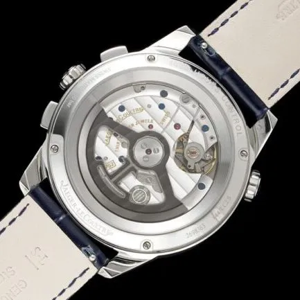 top-tier replicaHKJaeger-LeCoultre Beichen series blue dial world time chronograph men's watch detail shots