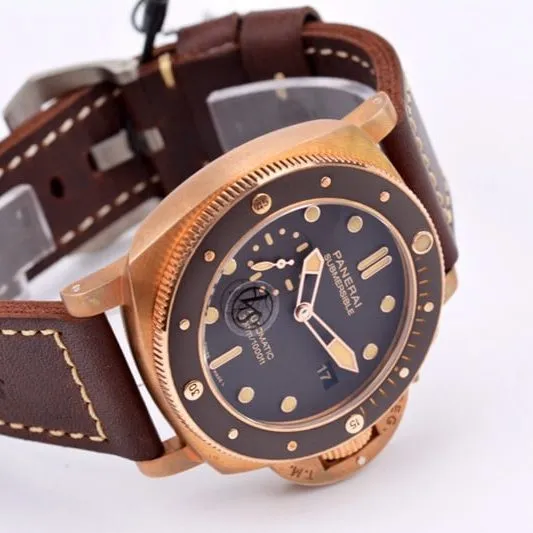 VStop-tier Paneraibronze king PAM968 diameter 47MM men's tough guy watch front view