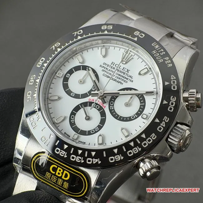 watch RolexCBD factory Daytonawhite dialsteel bracelet4130front live photo