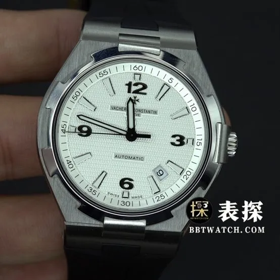 PPF FactoryVacheron Constantin 47040top-tier watch white dialsteel bracelet pictures and prices caseback live photo