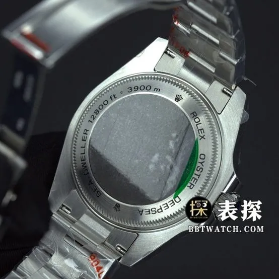 GM FactoryRolex Sea-Dweller top-tier watch black dial Ghost King steel bracelet model pictures and prices side live photo