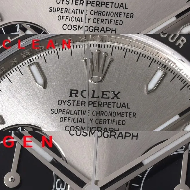 Factory C Rolextop-tier watch Daytona cement gray 126519 genuine and fake comparison evaluation appearance live photos