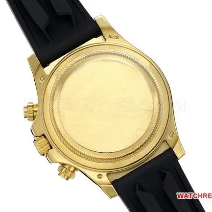 collectible watch ZF FactoryRolexDaytona gold plate gold case 4131 mechanical front live photo