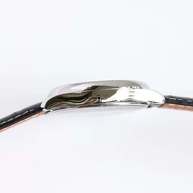 GF Factorytop-tier watch Longines men's black dial black belt master series watch detail shots